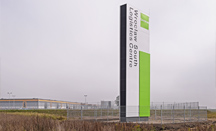 Ogrodzenie totemu - Amazon - Wrocław, Bielany