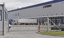 brama przemysłowa przesuwna automatyczna, panattoni park - sosnowiec